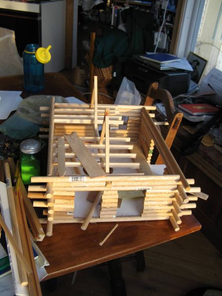 model of cabin